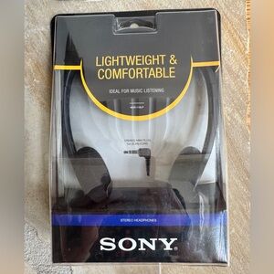 NEW! Vintage Sony MDR-110LP Lightweight Stereo Wired Headphones New Sealed 2007